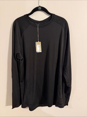 Patagonia Black Long-Sleeve Crewneck  Shirt NWT Men’s Capilene Midweight